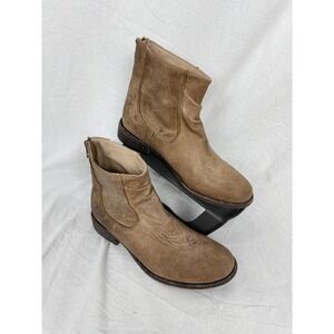 Matisse Gerald Hecho A Mano Leather Ankle Boots Women's Size‎ 10M Brown